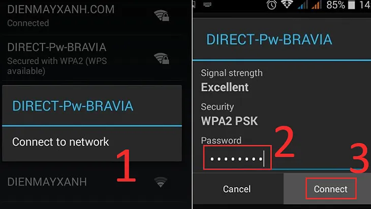 Nối đầu HDMI vào tivi