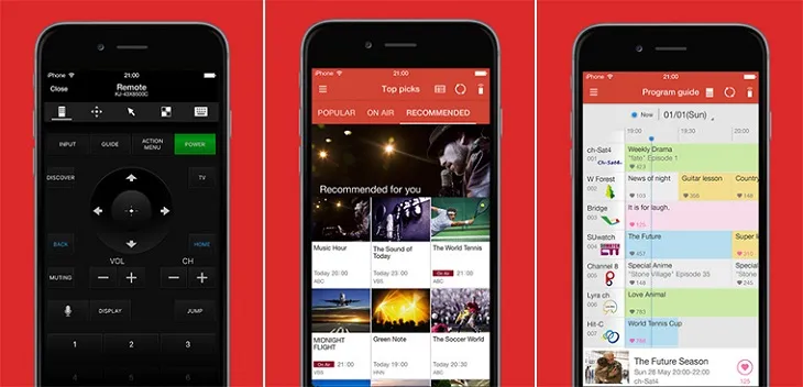 Ứng dụng Sony Video & TV SideView