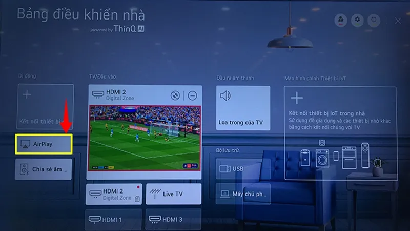 Cách kết nối điện thoại với tivi không dây qua Wi-Fi (Ành 9)