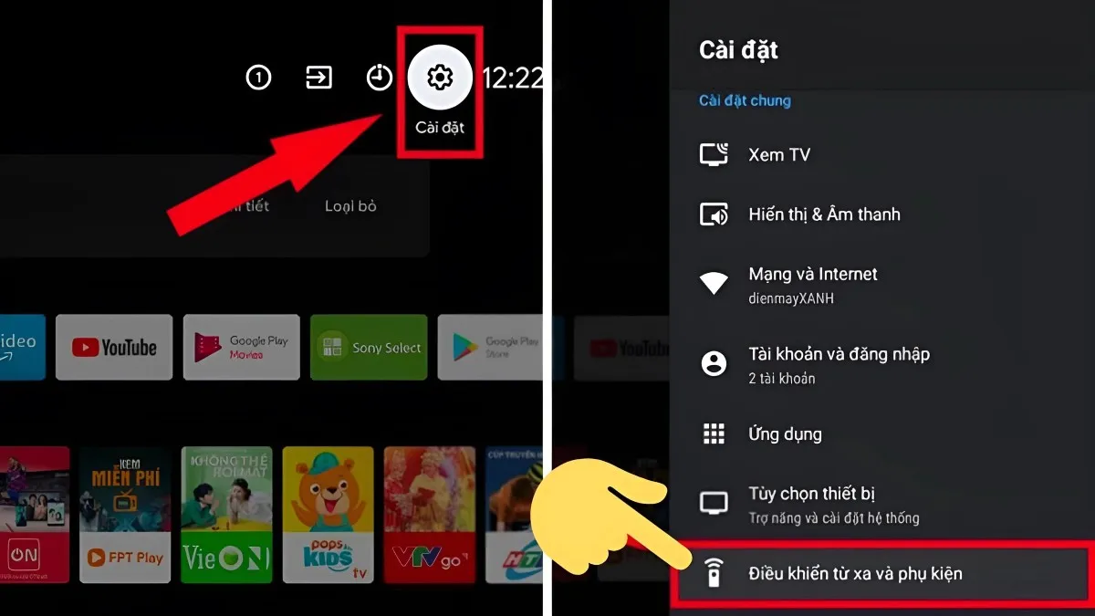 Cách kết nối máy tính với tivi Bluetooth bước 2