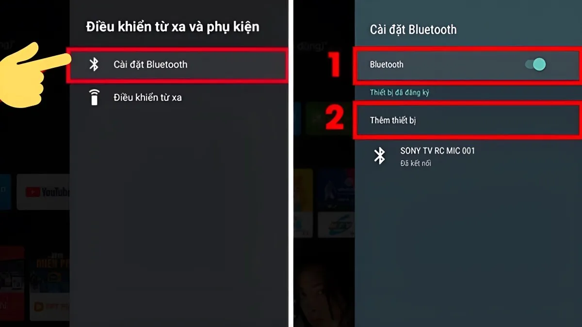 Cách kết nối máy tính với tivi Bluetooth bước 3