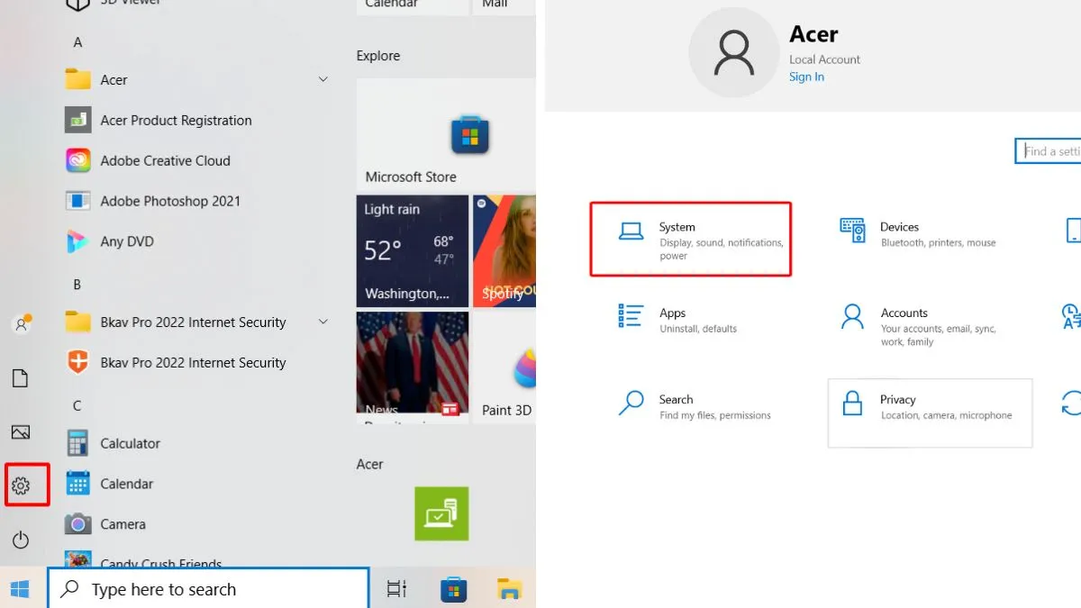 Cách kết nối máy tính với tivi qua Wifi Direct bước 2