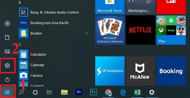 Hình ảnh minh họa các bước xử lý sự cố kết nối