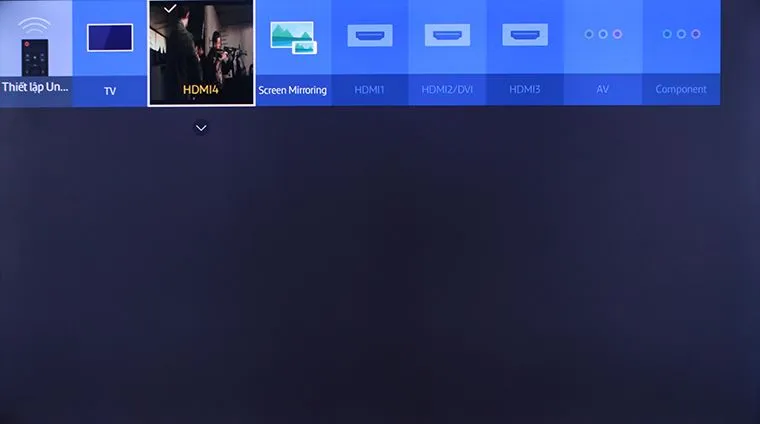 Chọn cổng HDMI đã kết nối