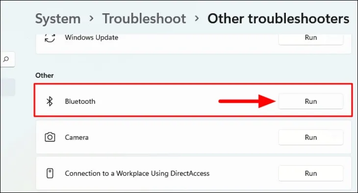 Sử dụng công cụ khắc phục lỗi tự động Troubleshooter của Microsoft