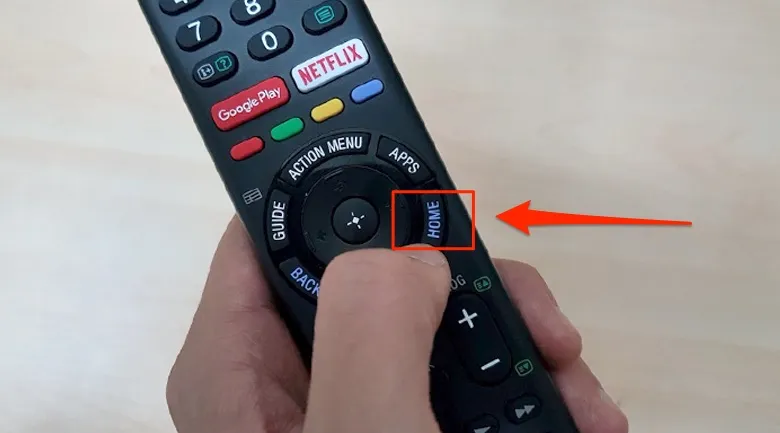 Khởi động lại tivi Sony để khắc phục lỗi trình duyệt web