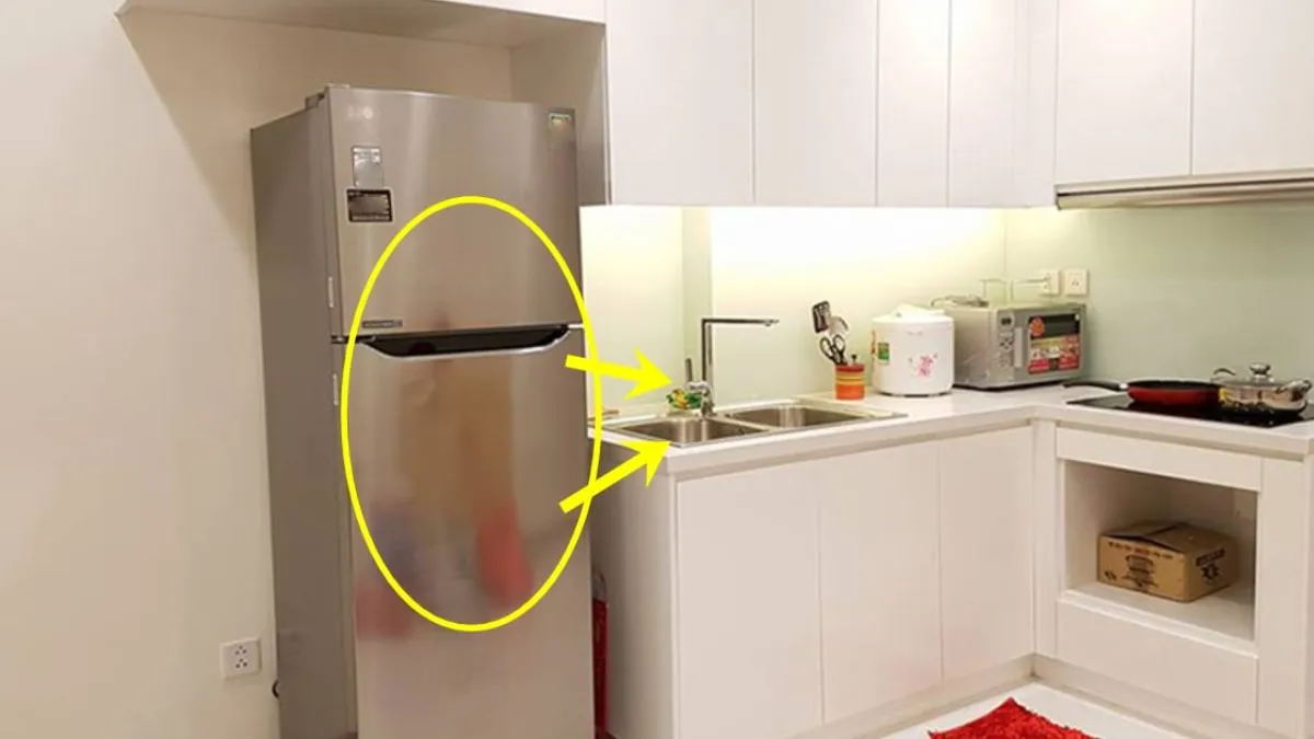 Vị trí đặt tủ lạnh không phù hợp