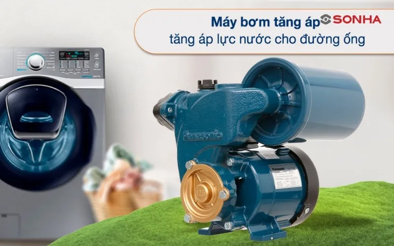 Bơm tăng áp tự động duy trì áp suất ổn định cho bình nóng lạnh trực tiếp