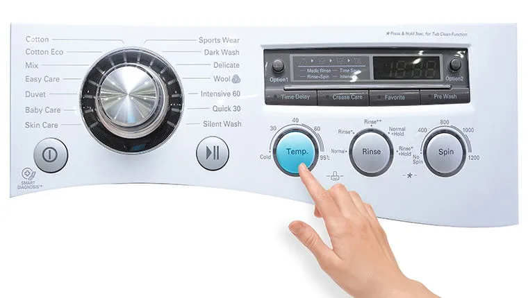 Tùy chỉnh nhiệt độ nước