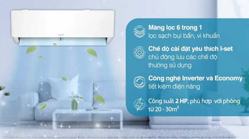 Điều hòa Nagakawa Inverter 2 HP NIS-C18R2T2
