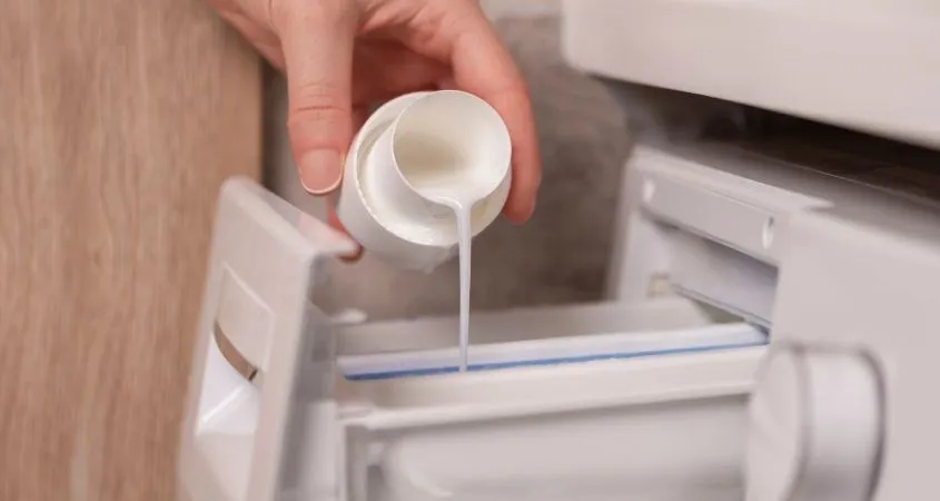 Mô phỏng lượng nước giặt cần thiết cho một mẻ giặt đồ gia đình khoảng 7kg