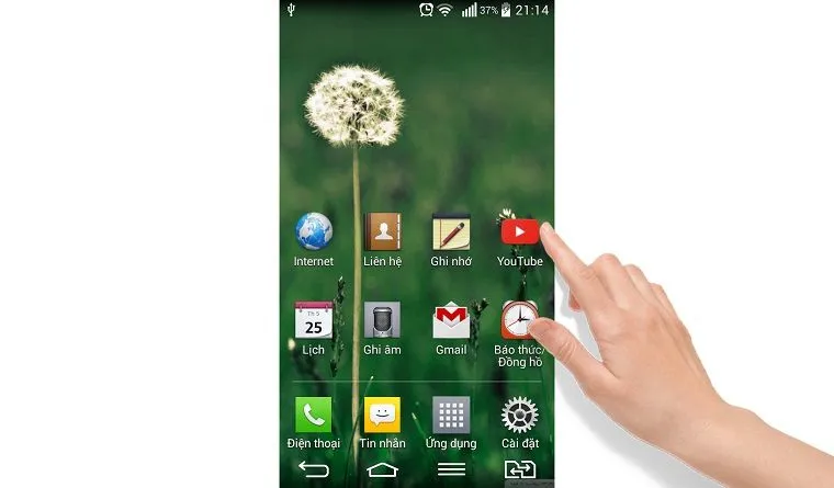 Khởi động Youtube