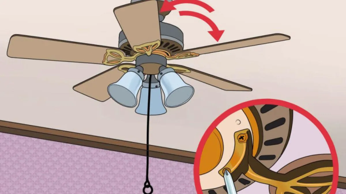 Sửa quạt điện kêu rè rè do lỏng khớp nối và bánh răng