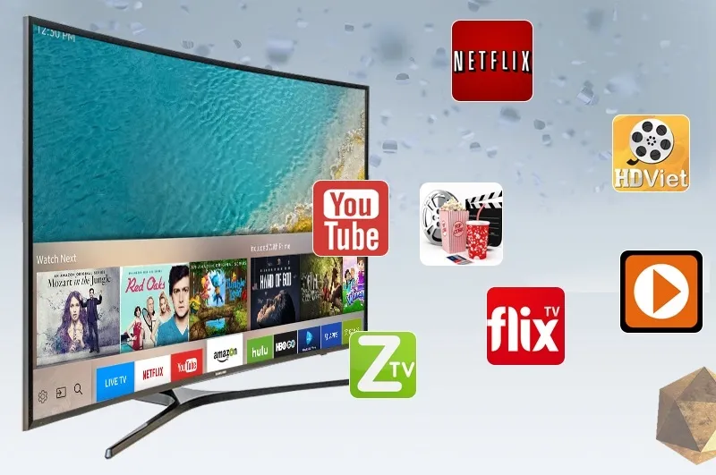 Trải nghiệm giải trí đa dạng với các ứng dụng trên tivi Samsung