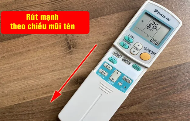 Cách Tháo Pin điều Khiển điều Hoà Daikin