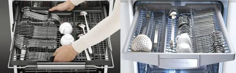 Khay dao kéo trên cùng