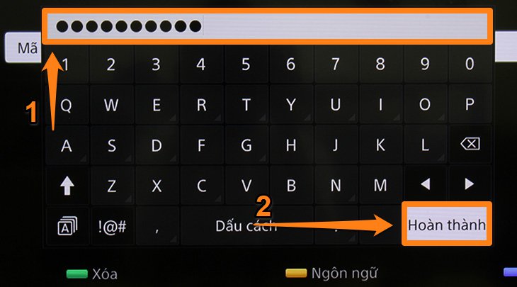 Nhập mật khẩu Wifi