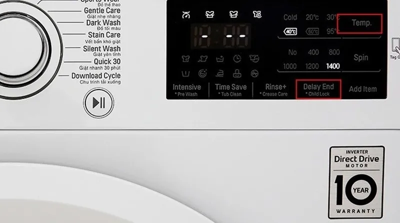 Tùy chỉnh âm thanh thông báo trên máy giặt LG