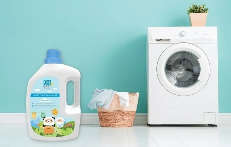 Sử dụng nước giặt chuyên dụng cho máy giặt cửa ngang LG