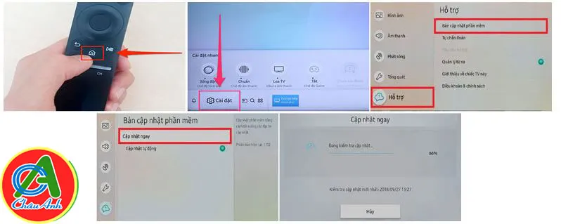 Thực hiện cập nhật phiên bản firmware mới nhất để khắc phục các lỗi phần mềm hệ thống