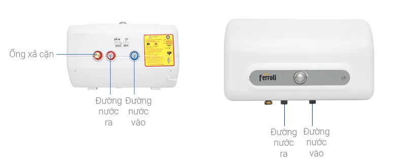 Cấu tạo bình nóng lạnh Ferroli 7