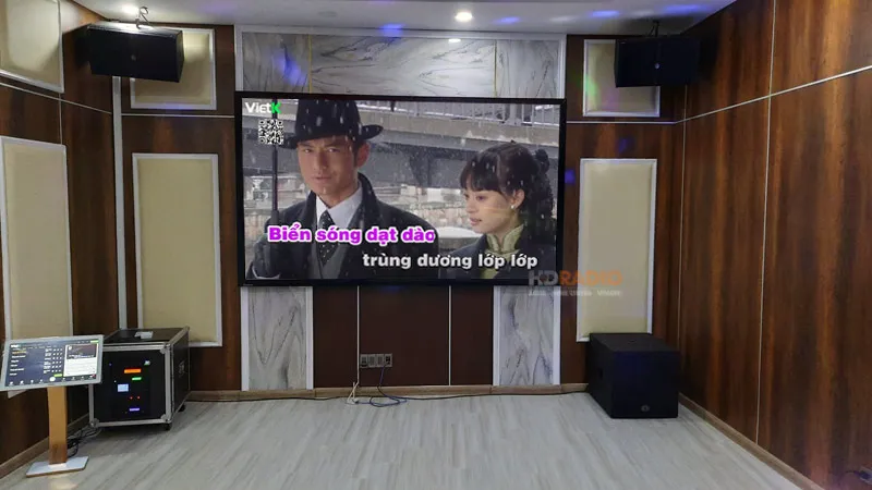 Lắp đặt loa Wharfedale WH12 thực tế cho gia đình khách hàng