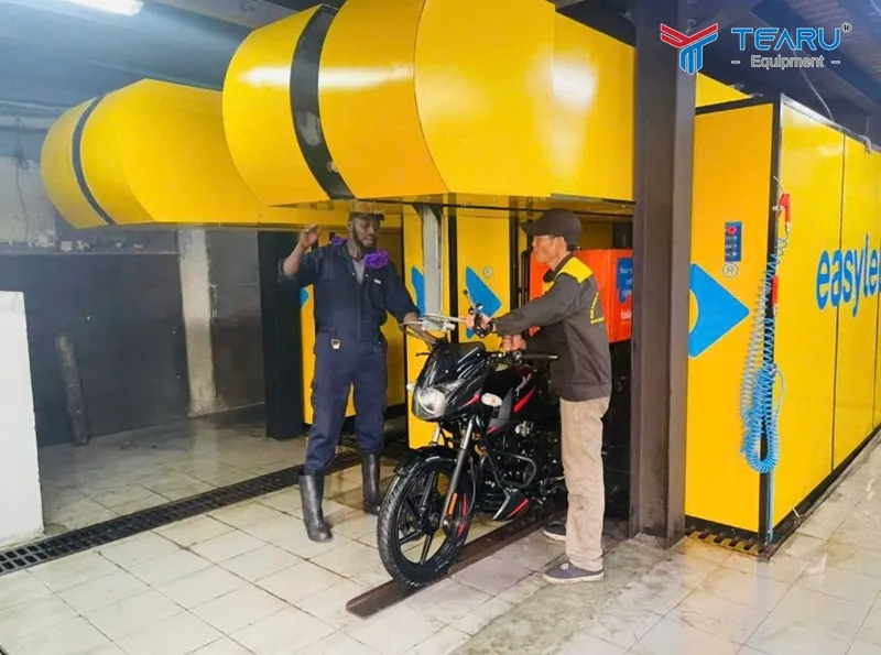 Chi phí đầu tư hệ thống máy rửa xe máy tự động chuyên nghiệp 2026