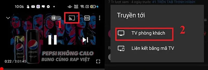 Ảnh minh họa biểu tượng Cast trên ứng dụng