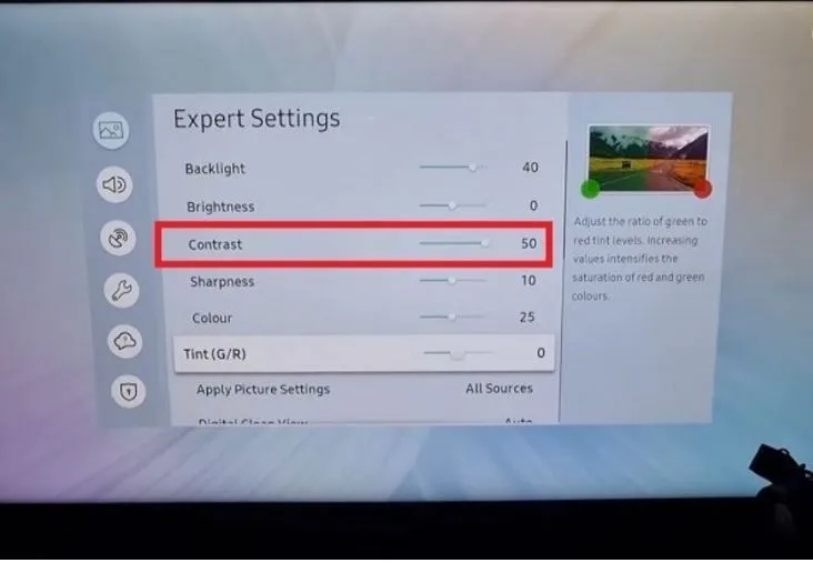 Độ tương phản (Contrast)
