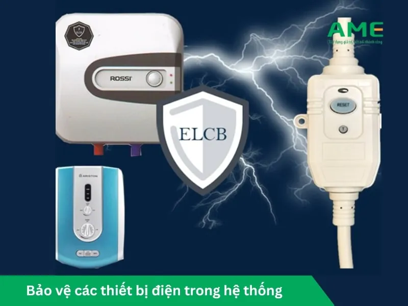 Aptomat bảo vệ các thiết bị điện trong hệ thống