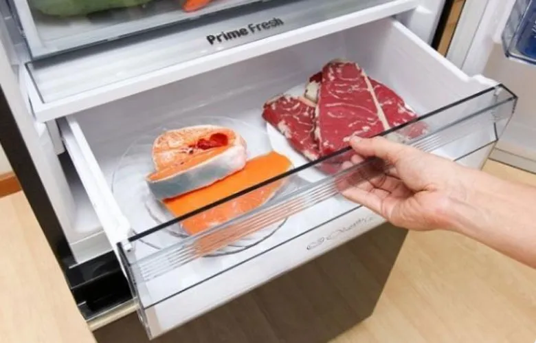 Ngăn đông mềm tủ lạnh Toshiba giữ thực phẩm tươi ngon