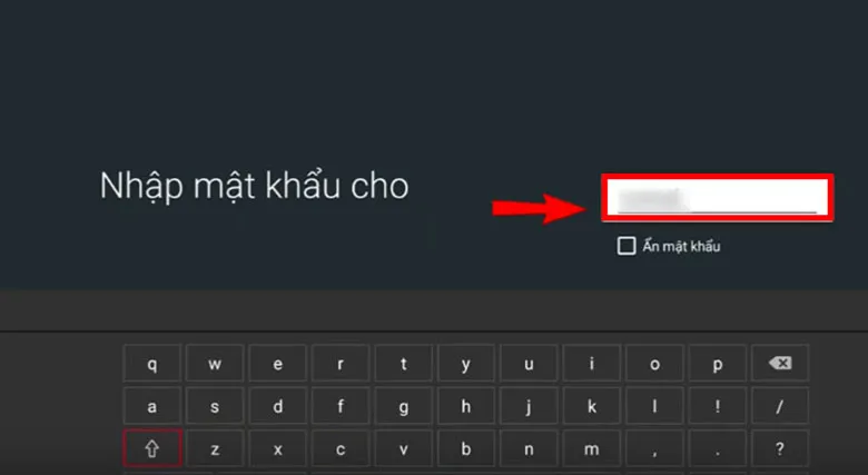 Cách kết nối wifi cho tivi TCL bước 5