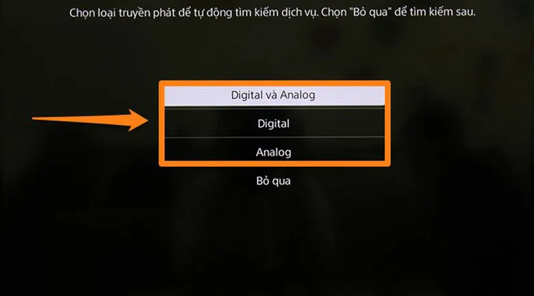 Chọn loại truyền phát phù hợp để khắc phục tình trạng tivi Sony không xem được Youtube