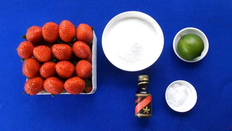 Nguyên liệu làm mứt dâu thơm ngon