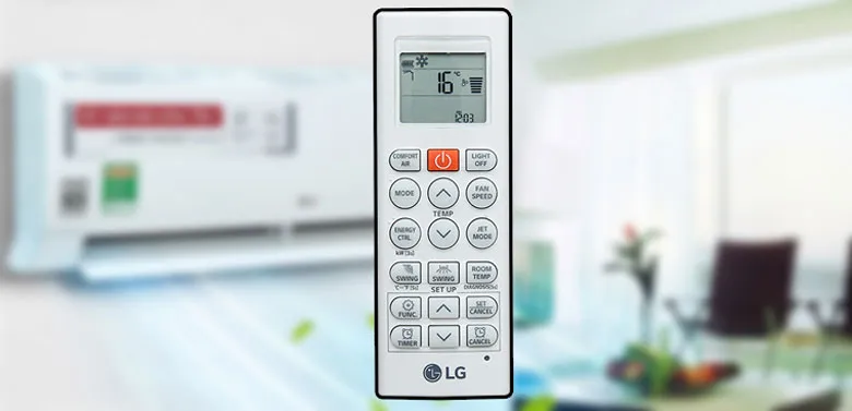 Các chế độ hoạt động trên remote máy lạnh LG và cách chọn đúng