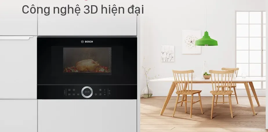 Công nghệ 3D không cần đĩa xoay giúp thực phẩm chín đều