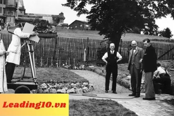 Hình ảnh về buổi phát sóng truyền hình đầu tiên của đài BBC tại London