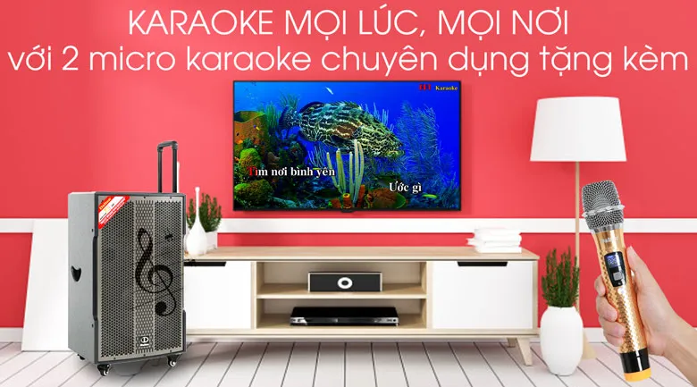 Loa kéo Karaoke Dalton TS-15G600X 600W - Karaoke