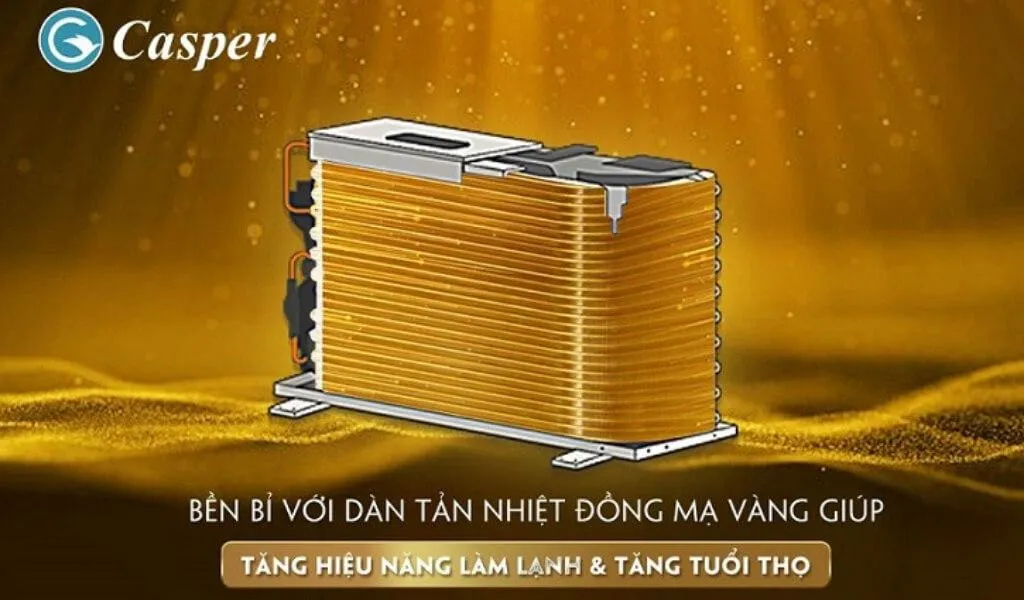 Dàn tản nhiệt mạ vàng cao cấp