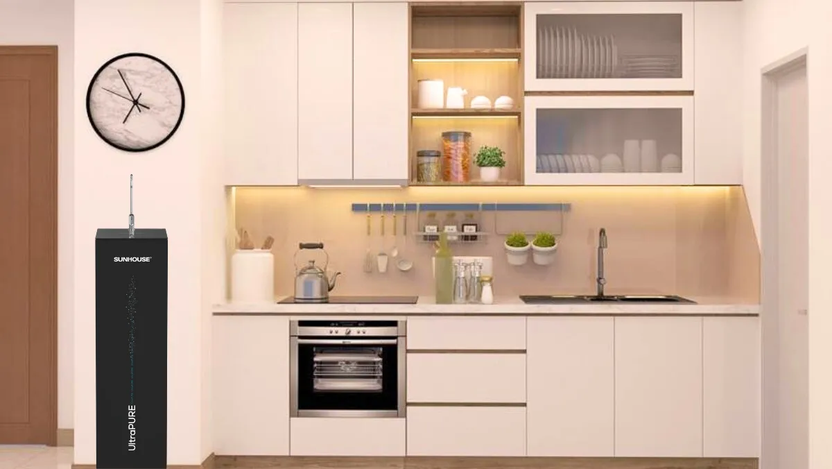 Đặt máy lọc nước gần bếp
