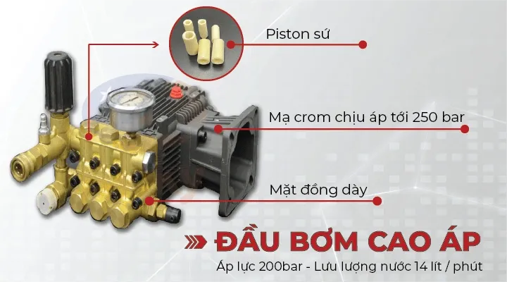 Đầu bơm máy rửa xe
