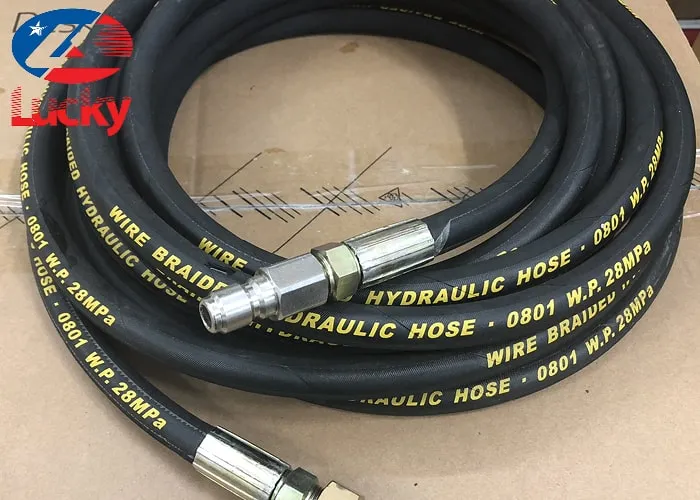 Cấu tạo dây rửa xe cao áp lõi thép 4 lớp, kết cấu chắc chắn