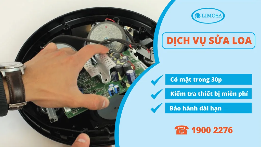 Dịch vụ sửa loa tại nhà với quy trình kiểm tra chuyên sâu các linh kiện điện tử