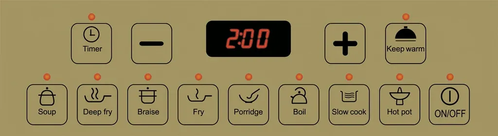 Hệ thống menu nấu tự động trên các dòng bếp từ cao cấp