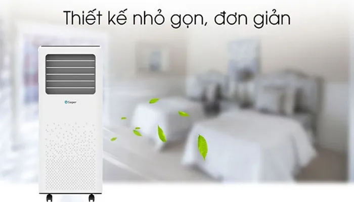 Thiết kế nhỏ gọn của điều hòa 1 cục Casper giúp tối ưu không gian sống