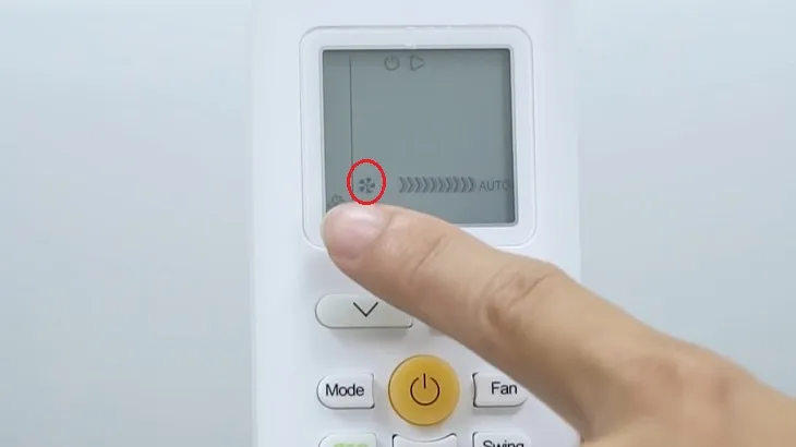 Chế độ Fan trên remote điều hòa