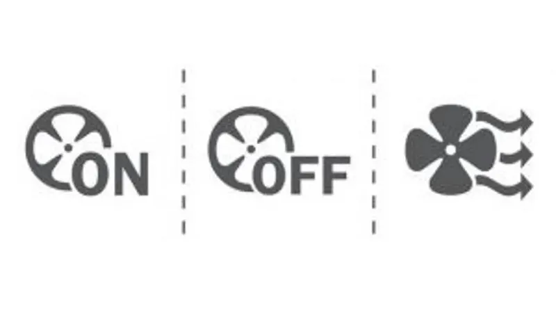 Các biểu tượng trên màn hình điều khiển điều hòa Toshiba