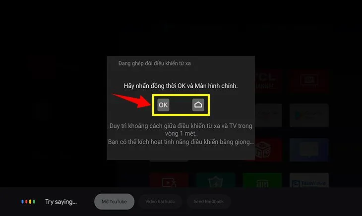Điều khiển tivi TCL bằng giọng nói