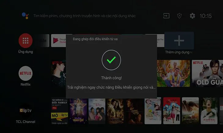 Điều khiển tivi TCL bằng giọng nói