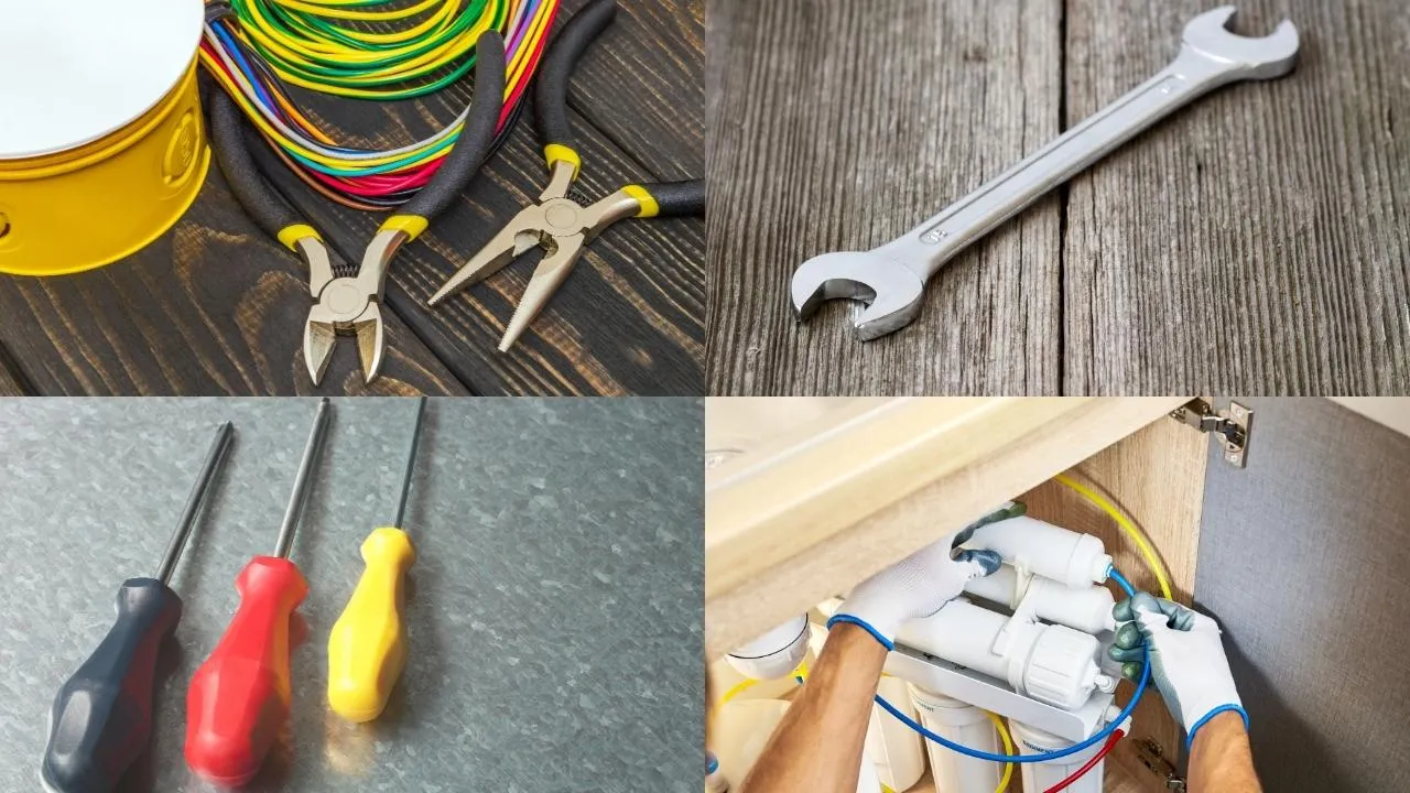 Bộ dụng cụ chuyên dụng cần chuẩn bị khi tự lắp máy lọc nước